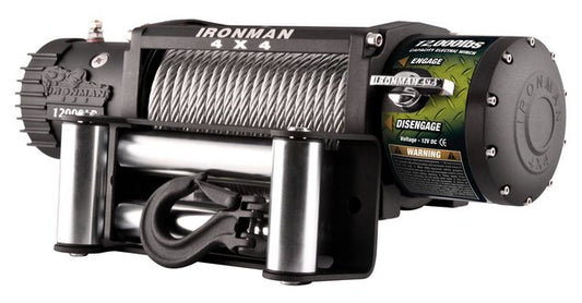 Monster Winch 12000lb - 12v (Steel Cable)