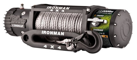 Monster Winch 12000lb - 12v (with Synthetic Rope)